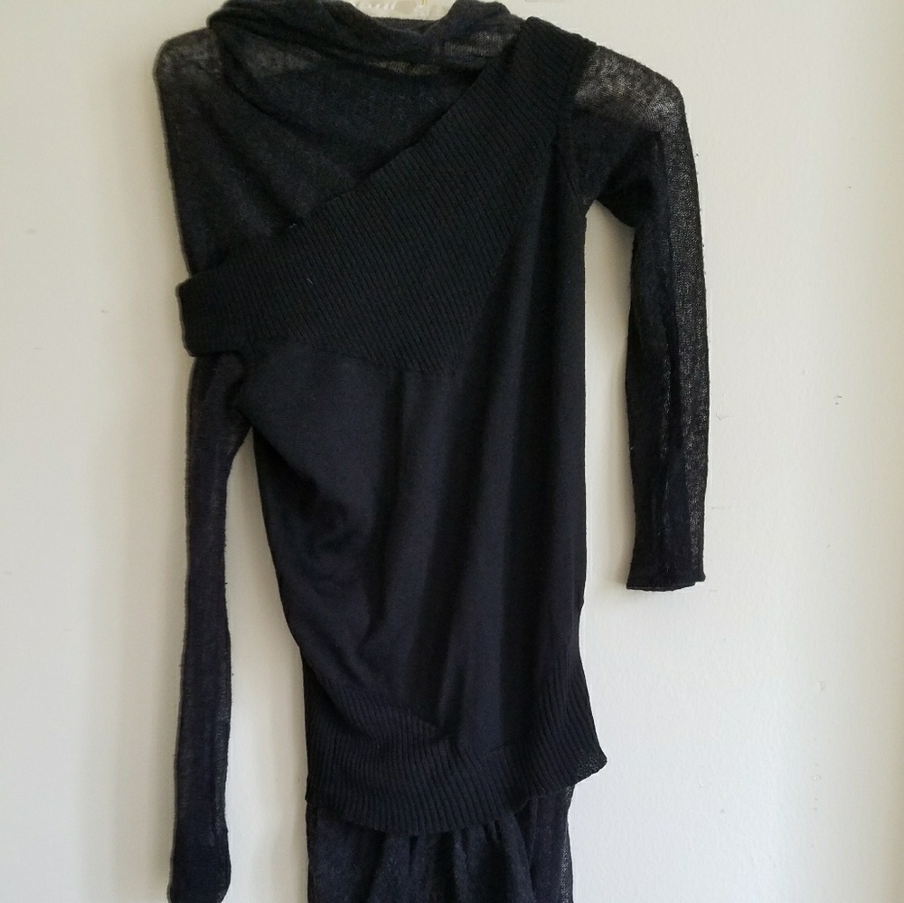 Alexander McQueen asymmetric sweater dress